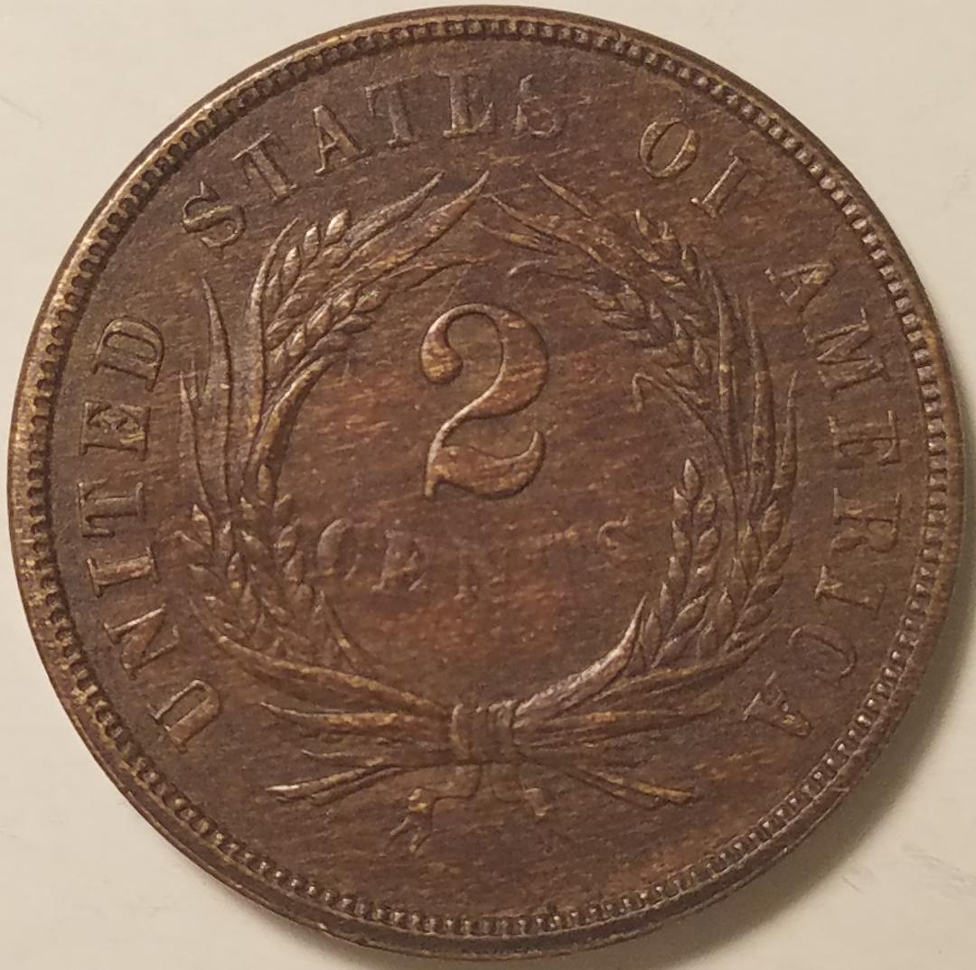 1864-Two-Cent-Copper